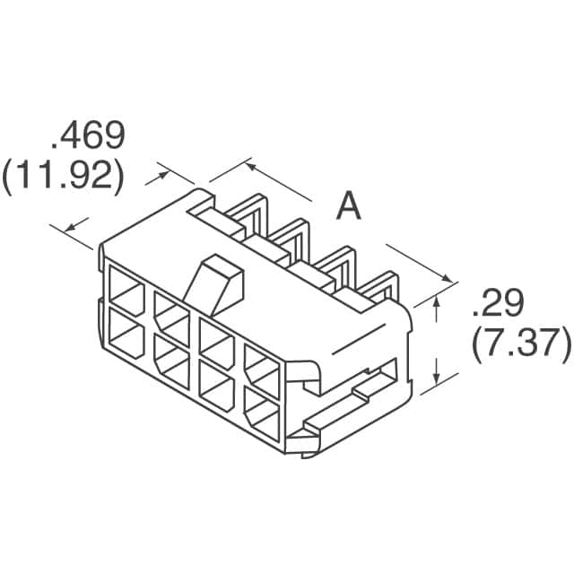 3-794618-8 TE Connectivity AMP Connectors  Headers Male Pins